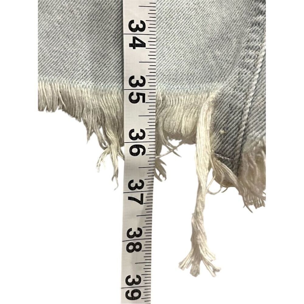 Free People We The Free Maggie Jeans Women's 25 Blue Distressed Mid-Rise Crop - Picture 14 of 16